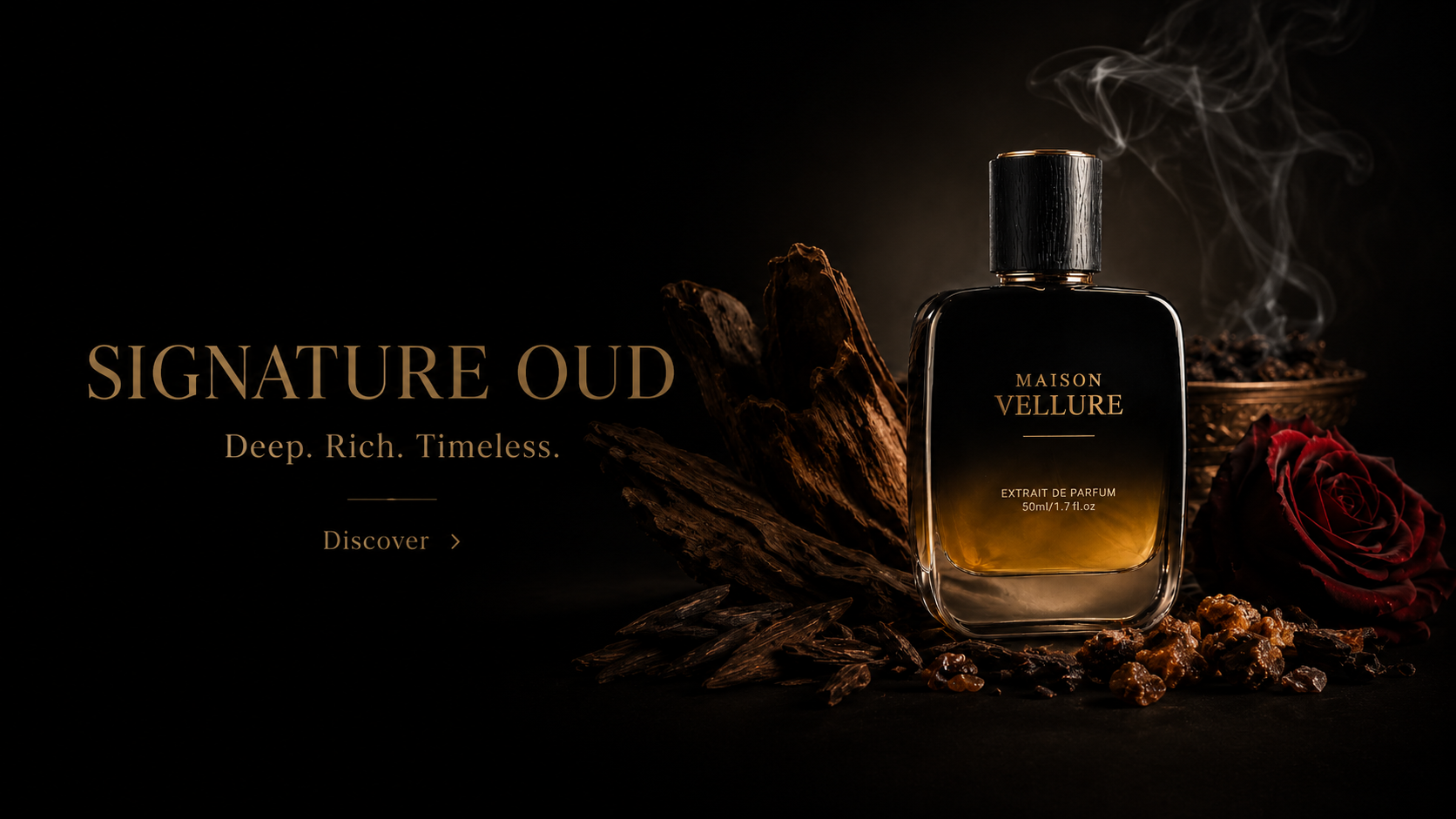 Maison Vellure Signature Oud — Deep. Rich. Timeless.